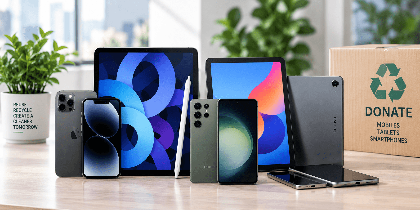 Mobile phones and tablets for donation