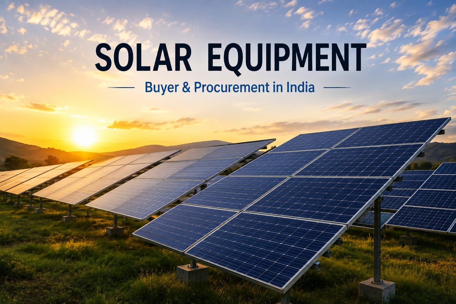 Solar Panels & PV Modules buyer and procurement